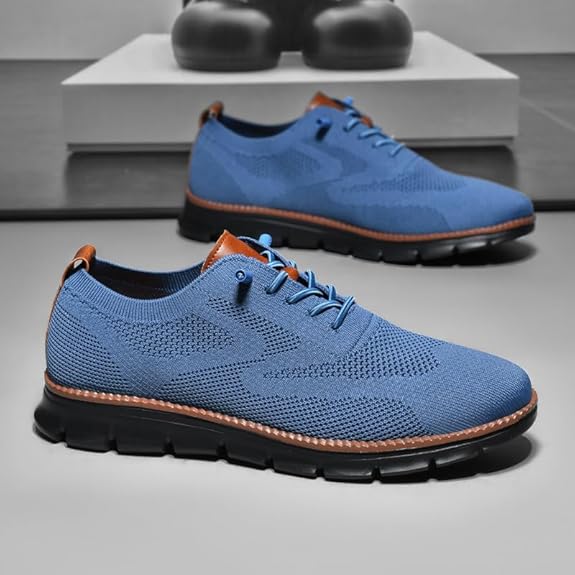 Ultra Comfy - Healthy and Supportive Walking Shoes Navy (Black Sole Edition)