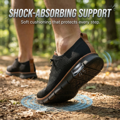 Ultra Comfy - Healthy and Supportive Walking Shoes Navy (Black Sole Edition)